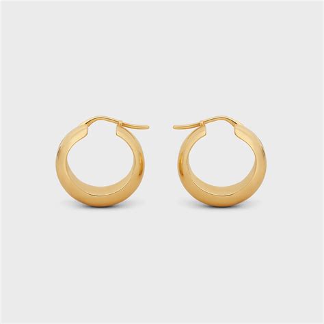 celine barbele hoop earrings|EARRINGS WOMEN .